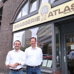 Die Brasserie Atlas in den Räumen des Weltkulturerbes